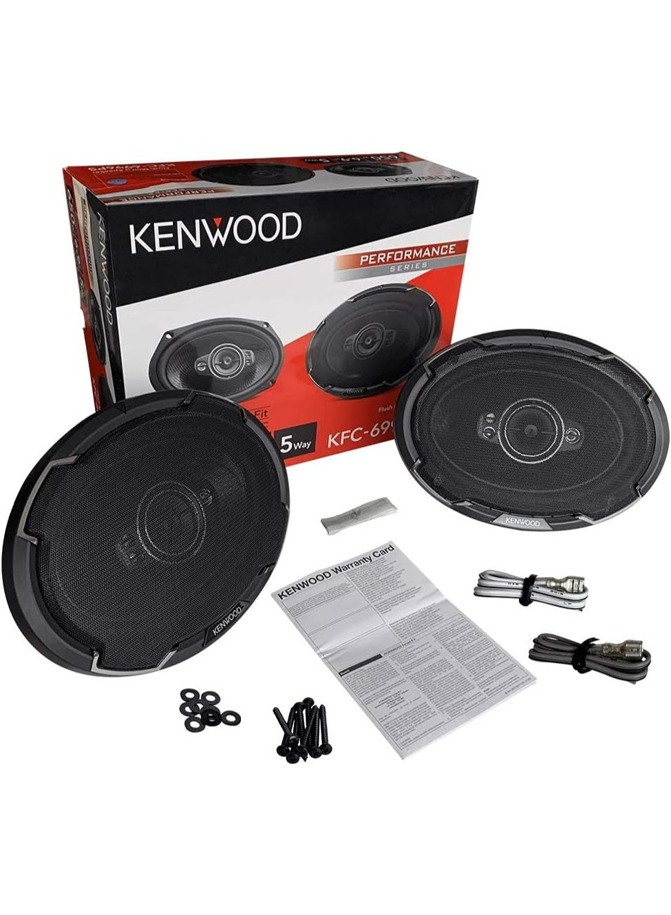 Kenwood KFC-6996PS 6x9 5 Way Car Speakers…