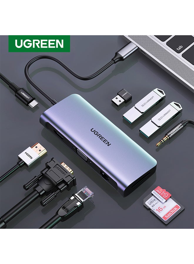 USB C Hub 10 in 1 Type C Hub…