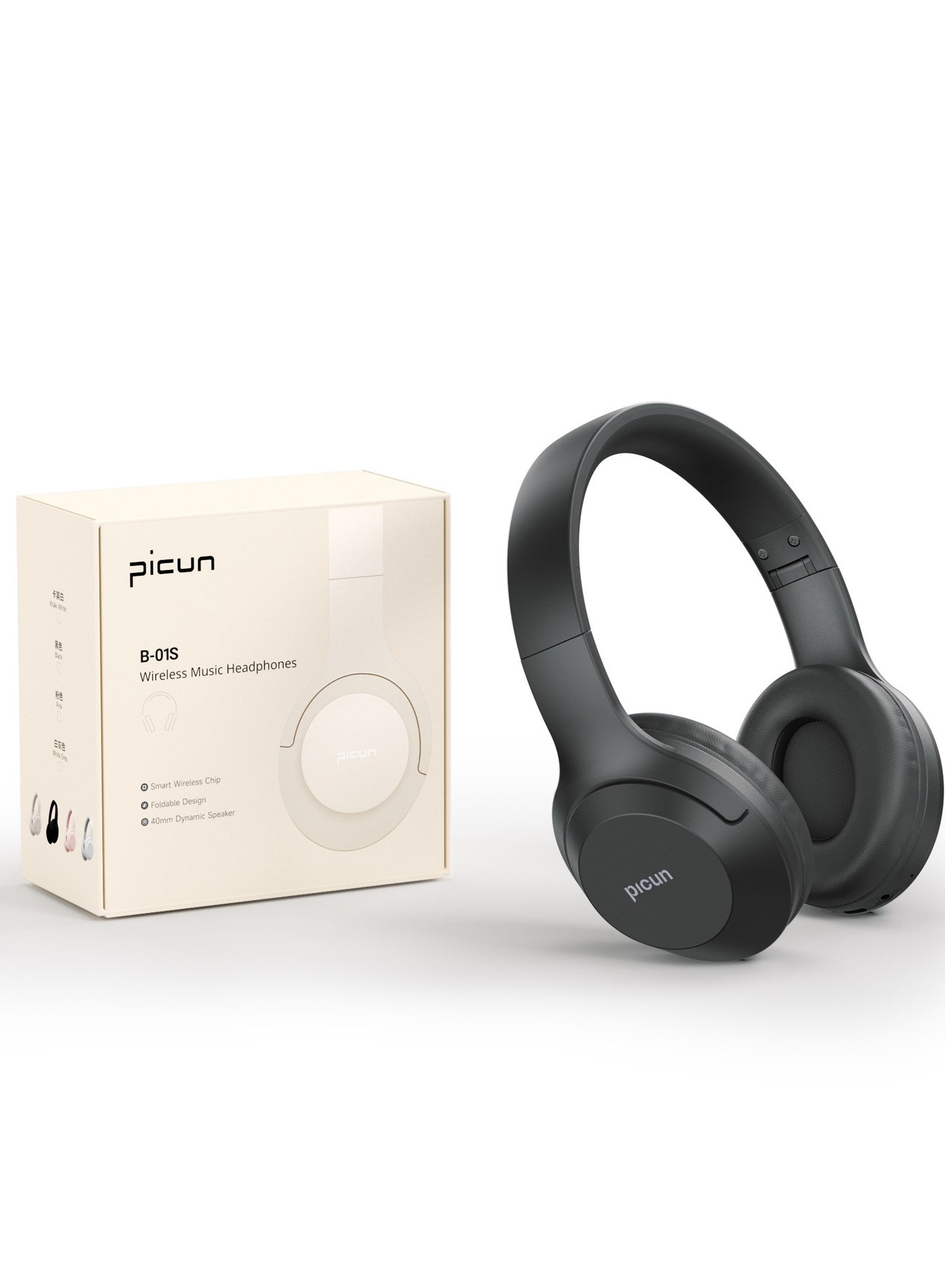 B-01S Wireless Gaming Headset,Bluetooth 5.3 Headphones,…