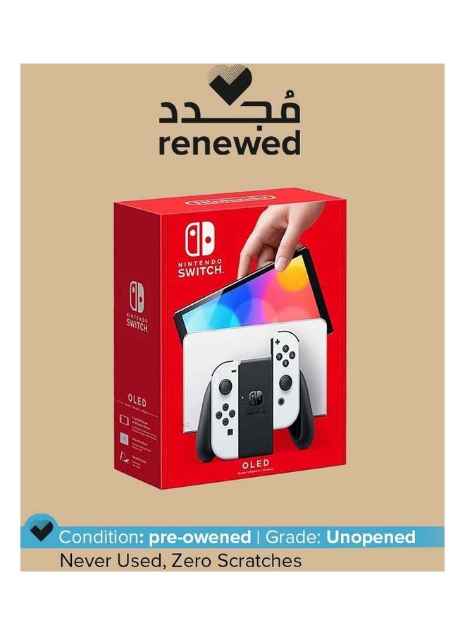 Compare Renewed  Switch OLED 2021 Model  Black & White Joy Con at KSA Price