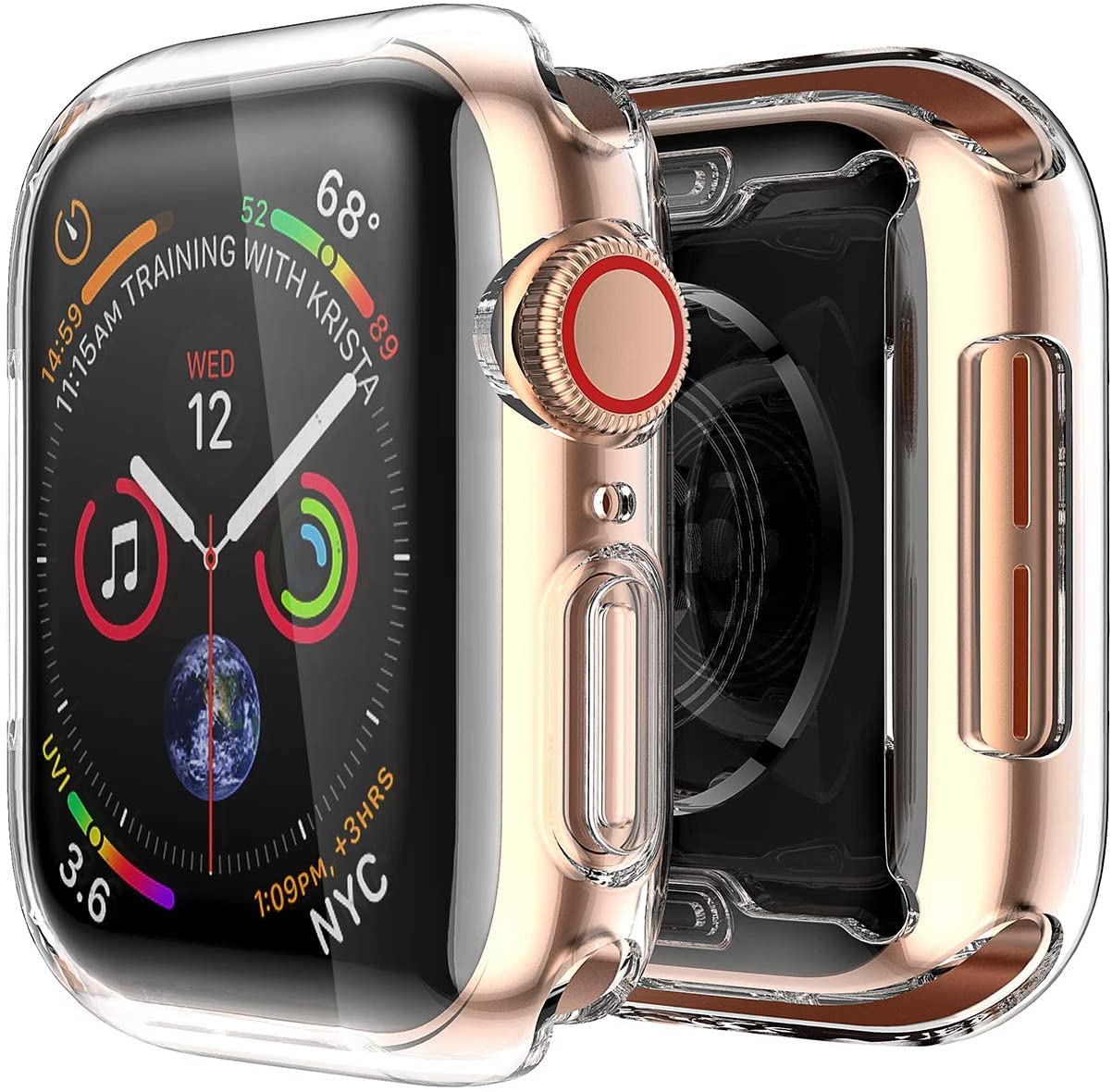 Smiling [2 Pack] Case Compatible with Apple Watch…