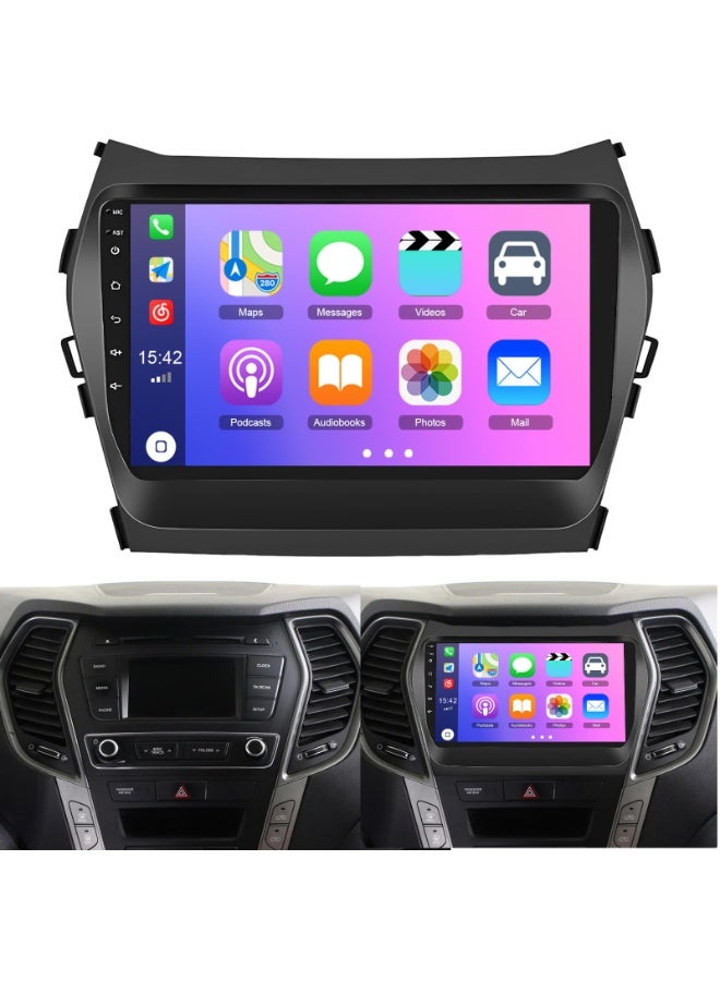 Compare Hyundai Santa Fe 20122017 Android Car Stereo 10.1 QLED Touch Screen | 4GB RAM + 64GB ROM | Wireless Apple CarPlay & Android Auto | DSP Audio | SIM Card Support | Bluetooth | AHD Rear Camera Included at KSA Price