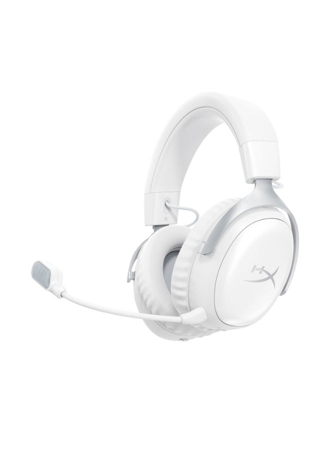 Compare Cloud III S – Wireless Gaming Headset for MultiPlatform, 2.4GHz, Bluetooth, Battery Life up to 120 Hours 2.4GHz  200 Hours Bluetooth, 53mm Angled Drivers, 10mm Detachable Mic, White at KSA Price