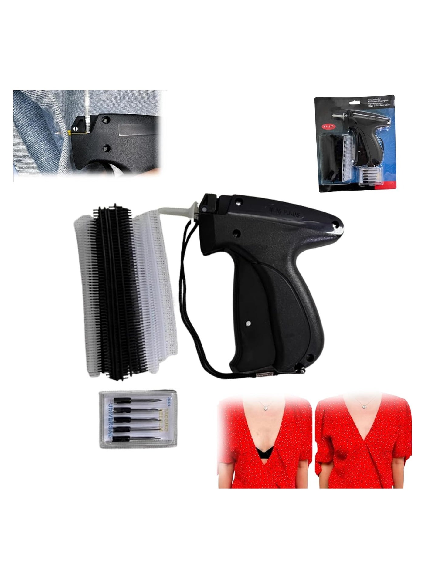 Compare Tagging Gun for Clothing Price Tag Attacher Gun Quick Clothing Fixer Consulbefor Sewing Machine Mini Stitch Hemming Gun for Clothes Micro Tagging Stitch Tool for Clothing at KSA Price