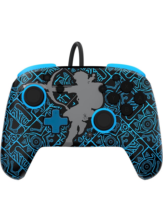 Compare Rematch GLOW Nintendo Switch Sheikah Shoot Wired Controller at KSA Price