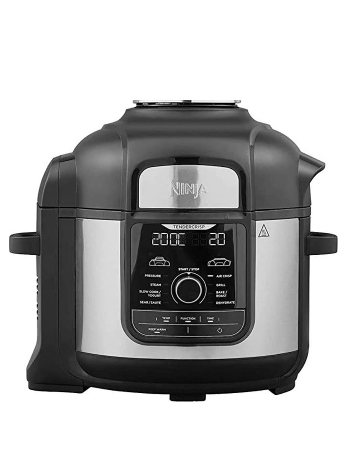 Compare Foodi MAX Multi Cooker, 7.5L With 9 CookIng Functions, Pressure Cook, Air Fry, Slow Cook, Grill 7.5 L 1760 W OP500  OP500ME Silver and Black at KSA Price