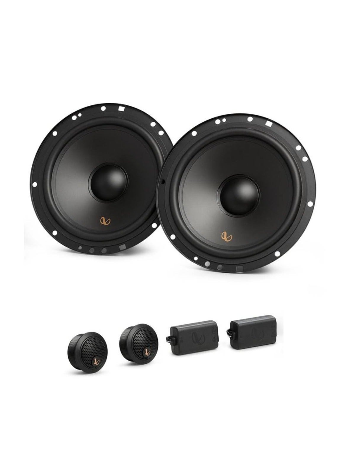 Compare Infinity Alpha 603CF – 6.5 165mm 2Way Component Car Audio Speaker System | 720W Peak Power , 90W RMS at KSA Price