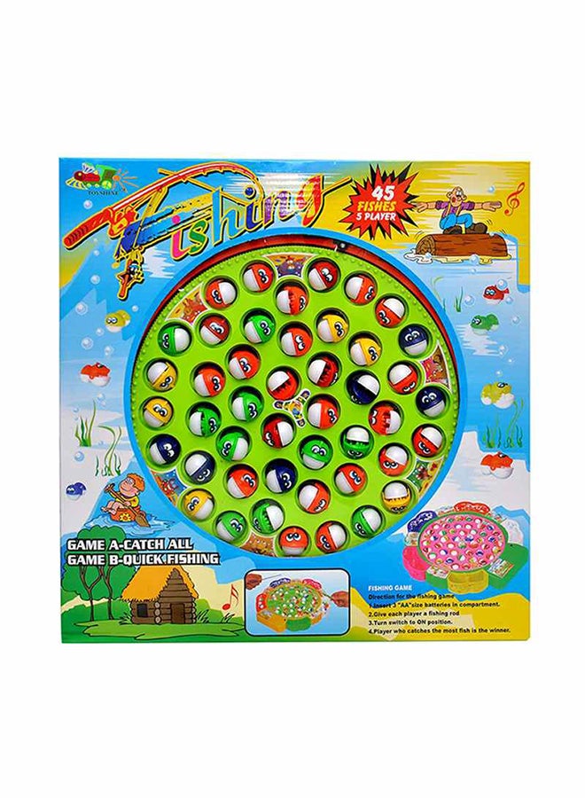 Compare 45 Pieces Fishing Game Toy With Beautiful Music And Lightning Effect Toy cm at KSA Price