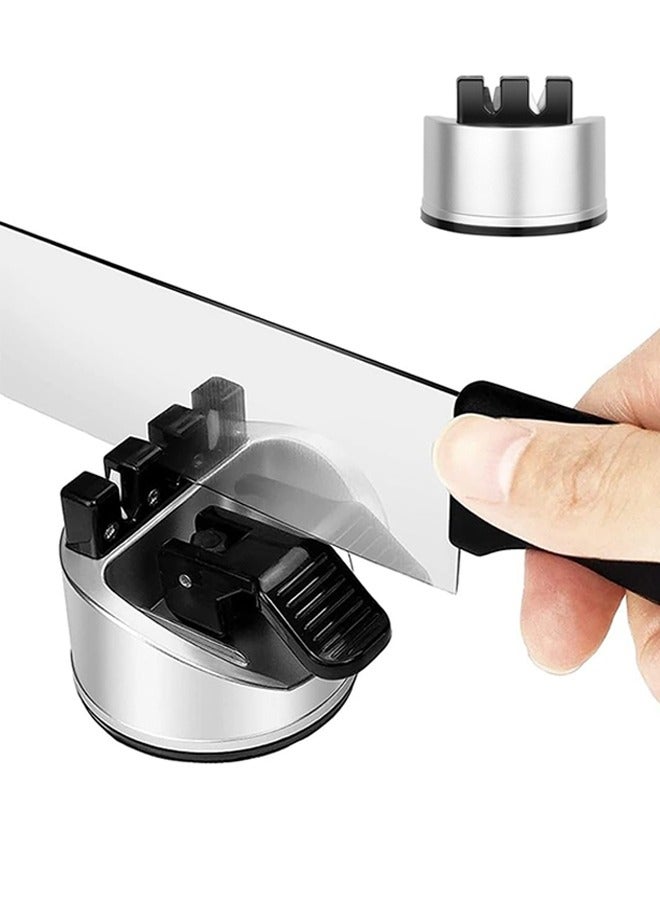 Compare Mini Knife Sharpener with Suction Cup Feet, for Variety of Knife 3Stage Knife Sharpening Tool Helps Repair and Restore Blades at KSA Price