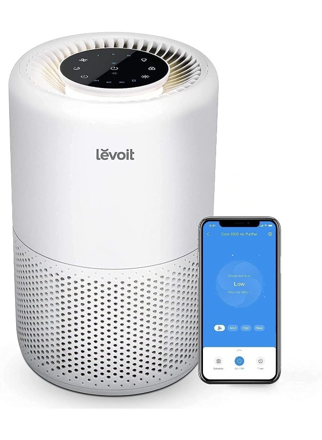 Compare LEVOIT Core 200S Smart WiFi Air Purifier Night Light Sleep Soundly Core200S White at KSA Price