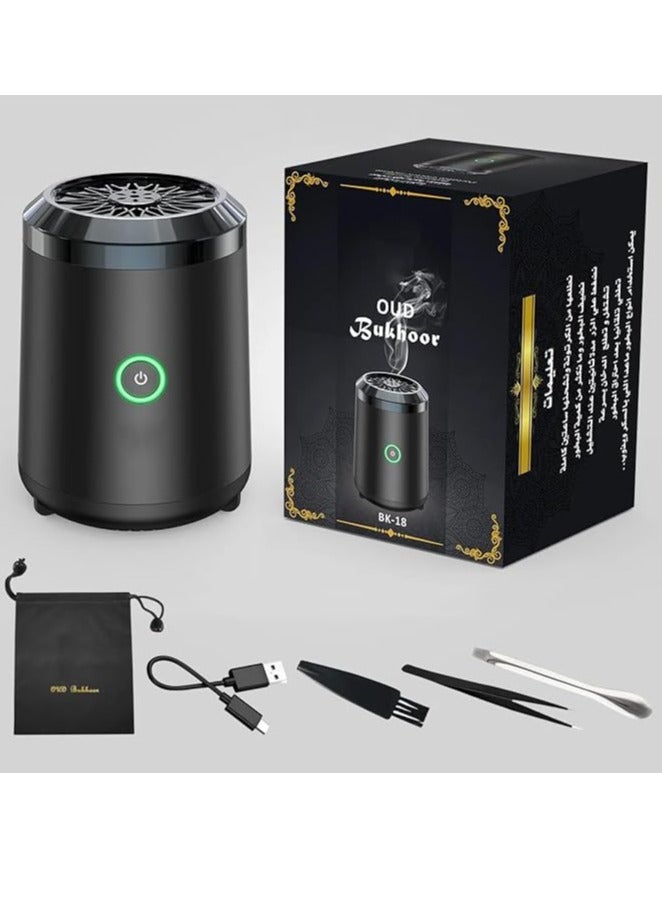 Compare Portable Bakhoor Burner Mini Electronic Incense Burner Rechargeable Arabian Aroma Diffuser Muslim Home Decoration Car Bakhoor Burner for Office, Home at KSA Price