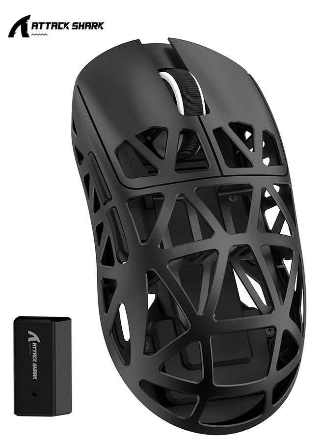 Compare R2 Wireless Gaming Mouse,Superlight Magnesium Alloy,PAW3950 42000 DPI Optical Sensor,8000Hz Polling Rate,2.4GBTWired Programmable Mice for Win Mac Gamer Black at KSA Price