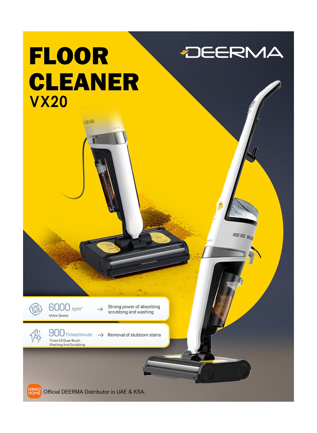 Wet & Dry Vacuum Cleaner Double Roller Brush…