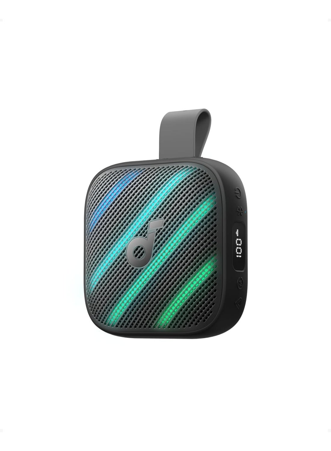 Compare Boom Go 3i Portable Bluetooth Speaker by Anker, 24H Playtime, 15W Punchy Sound, Emergency Power Bank, Powerful BassUp 2.0, Bluetooth 6.0, IP68 Waterproof for HikingCyclingCamping Black at KSA Price