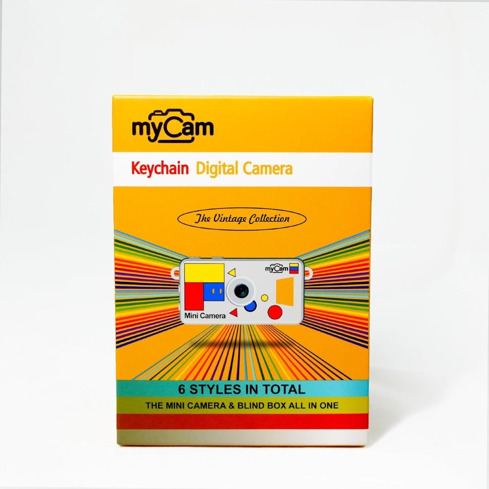 Compare Keychain Mini Digital Camera, Retro Pocket Mini Camera with 1080P HD Video, Memory Card up to 128GB Travel and Vlogging Blind Box at KSA Price