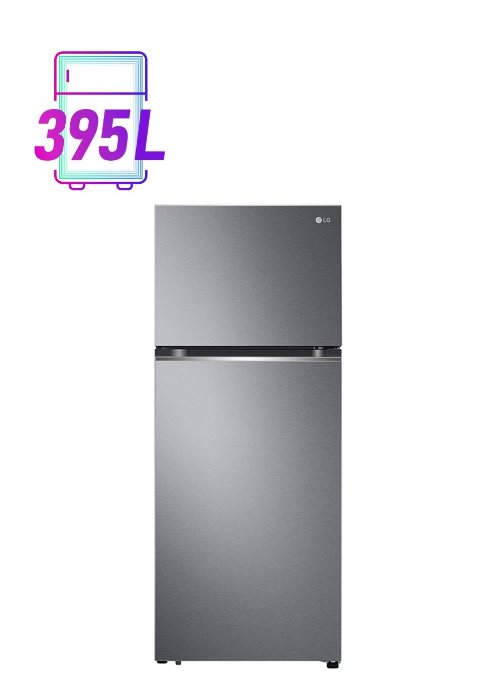 Compare 395L Net Capacity Double Door Top Mount Refrigerator With Smart Inverter Compressor,,No Frost, Door Cooling+, Multi Air Flow GNB512PQGB Dark Graphite Steel at KSA Price