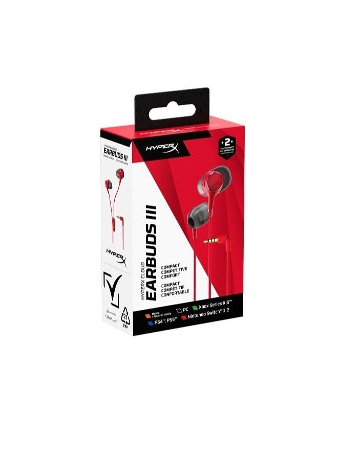HyperX Cloud Earbuds III 3.5mm Gaming Headset with…