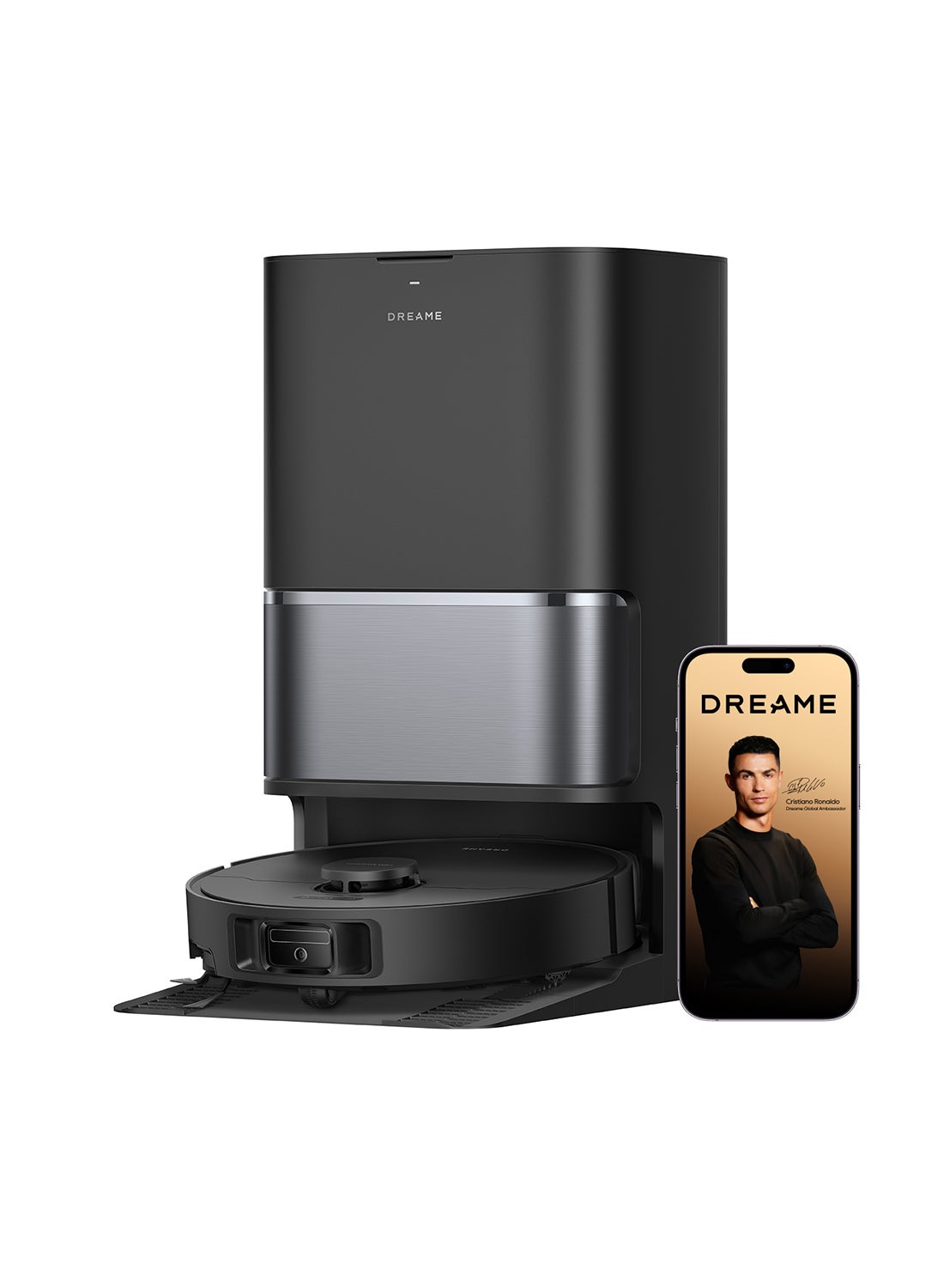 Compare DREAME L50 CE Ultra Robot Vacuum and Mop with 25,000Pa Suction, Extendable Side Brush and Mop, AceClean DryBoard & 80°C Mop SelfCleaning, 100Day AutoEmpty, Hot Air Drying, Auto Water Tank Refilling 75 W RLL53SEL50UCEB Black at KSA Price