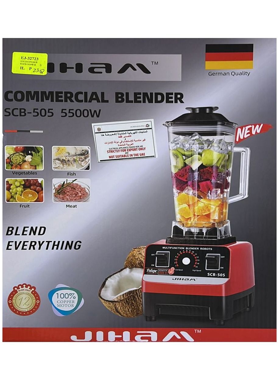 Compare Heavy Duty Commercial Grade Blender 5500W at KSA Price