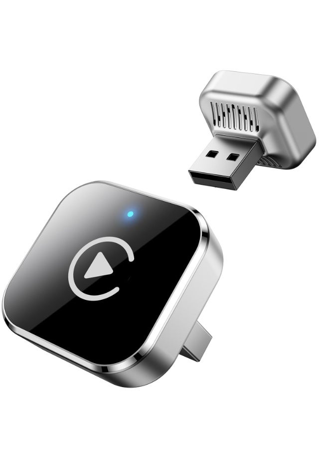 Compare 2in1 CarPlay and Android Auto Wireless Adapter, Plug and Play, Converts Wired to Wireless for Cars, Fits iPhone and Android, USBUSBC, Silver at KSA Price