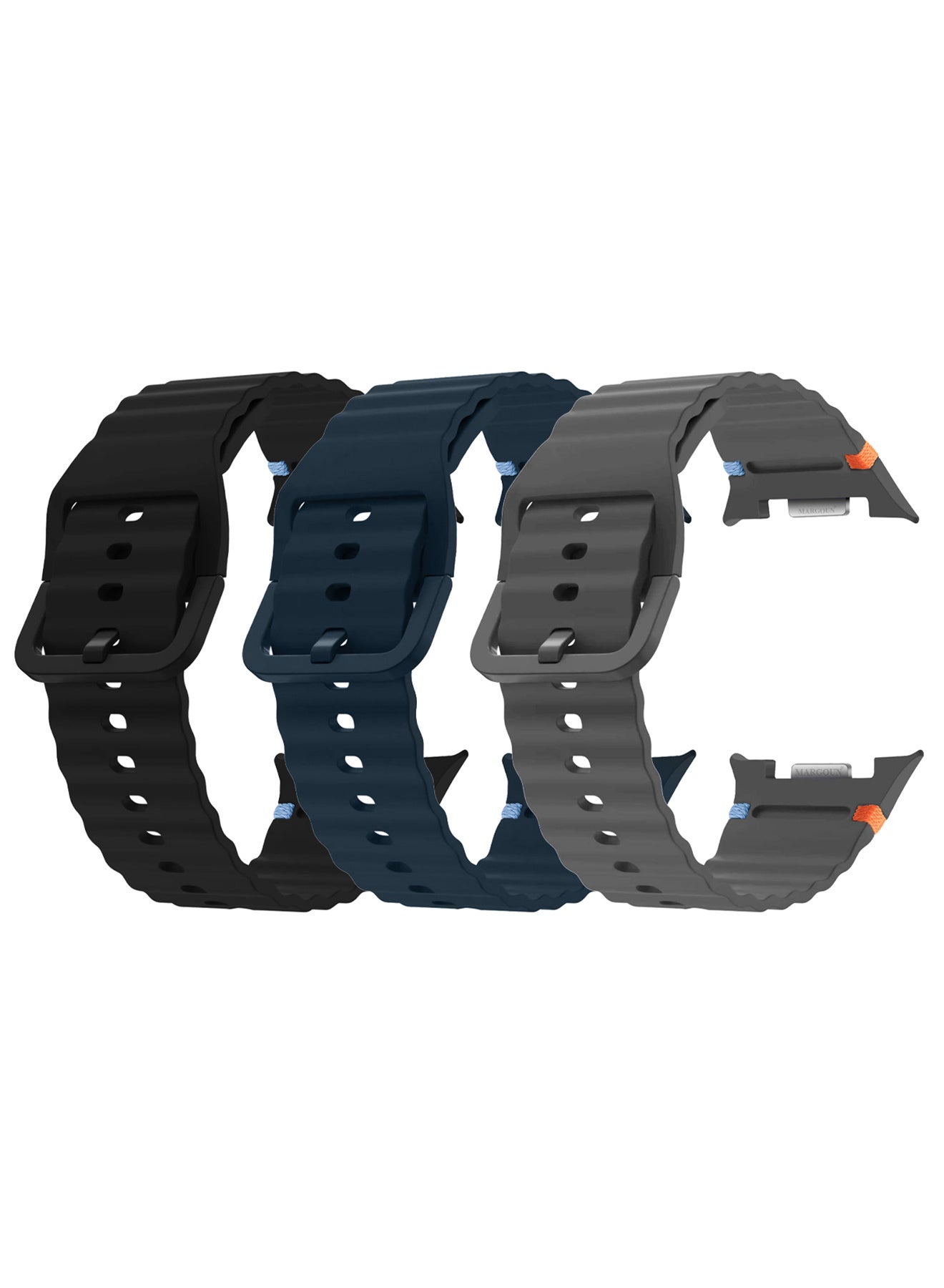 3 Packs Silicone Ocean Band for Samsung Galaxy…