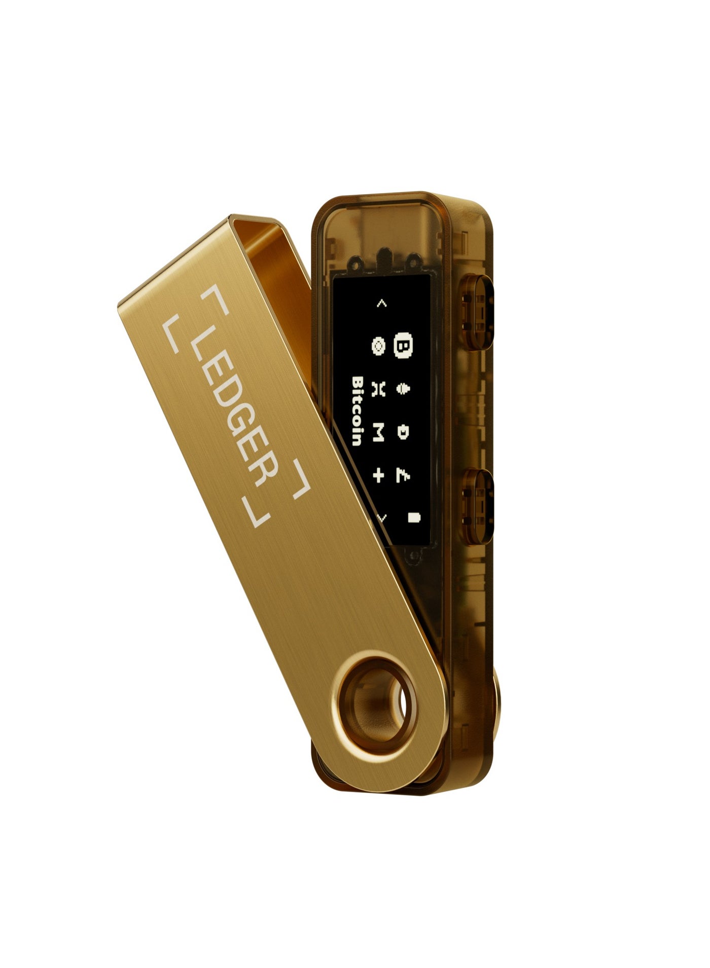 Compare Nano S Plus Hardware Wallet | Safest Crypto & NFT Cold Storage, OLED Screen, TypeC Connectivity, 5000+ Coins Supported, for Android, MacOS & Windows  Gold at KSA Price