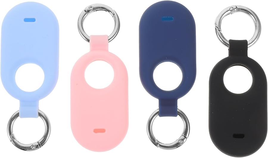Compare Tofficu 4Pcs Pet Tracker Protective Case with Ring Holder Durable Anti Drop Cover at KSA Price