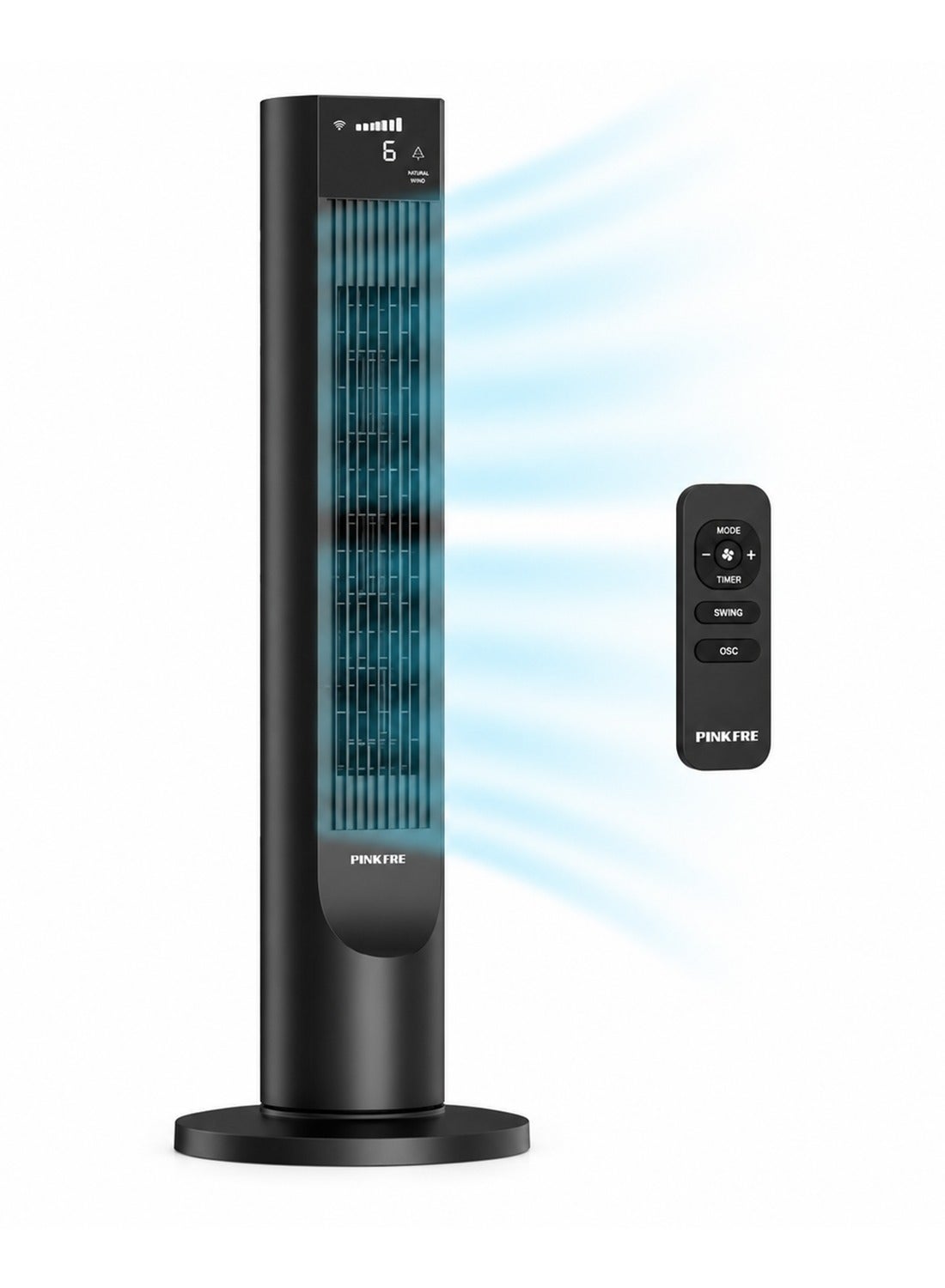 Nikai 36 Inch Tower Fan with Copper Motor Oscillating…