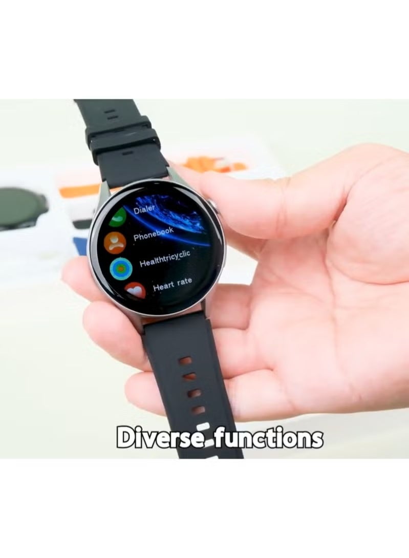Compare Modio SM07 Smartwatch with 1.5 Inch Full Touch Display SIM Card Slot 8MP Camera 3 Pair Straps and Charging Cable Designed for Ladies and Gents Silver at KSA Price