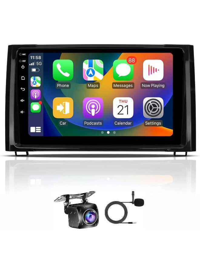 Compare Fit Toyota Tundra Car Stereo Android Screen Toyota Tundra 20142021 With Apple Carplay Android Auto Wireless WiFi DSP AHD Camera Included Fast Interface Quick Boot 8+128GB Carplay 8CORE at KSA Price