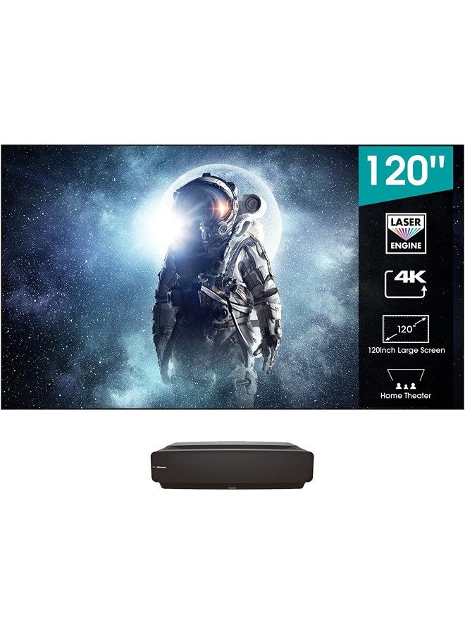 Compare Hisense 120L5 Ultra Short Throw Laser Cinema Projector – 4K UHD, 120Inch Support 120L5 Black at KSA Price