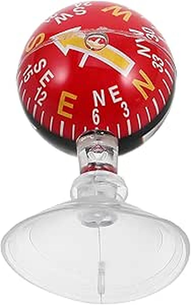 Suction Cup Car Dashboard Compass 38mm Red…