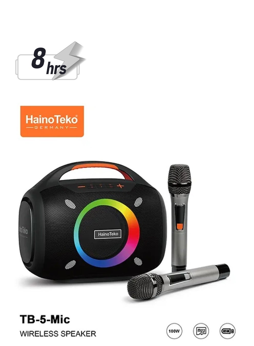 HainoTeko TB-5 Portable Wireless Bluetooth Speaker…