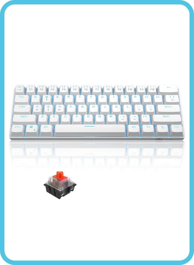 Mechanical Keyboard, 60 % Gaming Keyboard with…