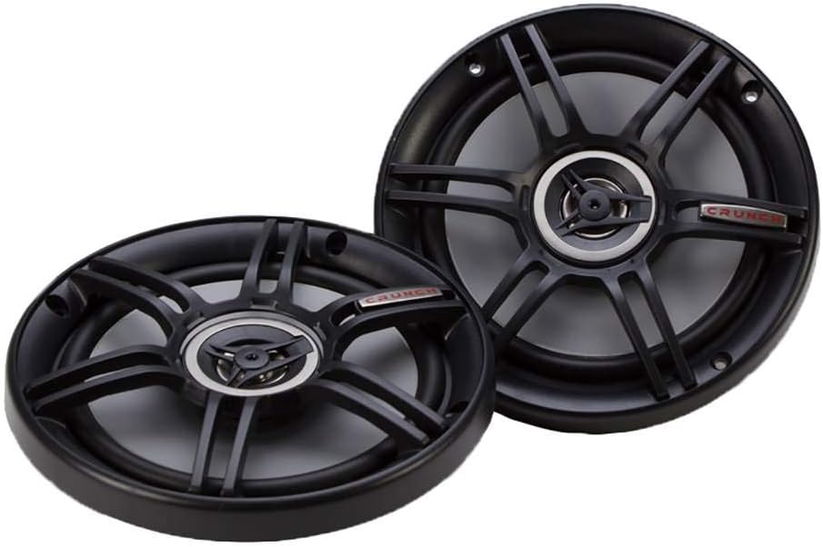 Compare Crunch CS65CXS Full Range 3Way Shallow Mount Car Speaker, 6.5, Black at KSA Price