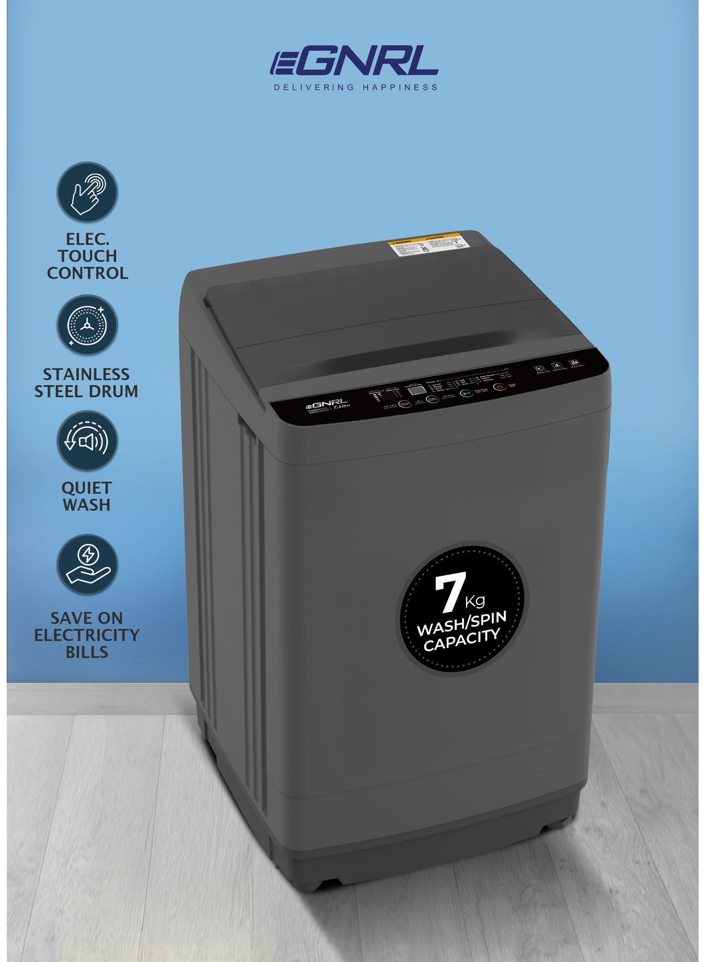 7KG Top Load Fully Automatic Washing Machine…