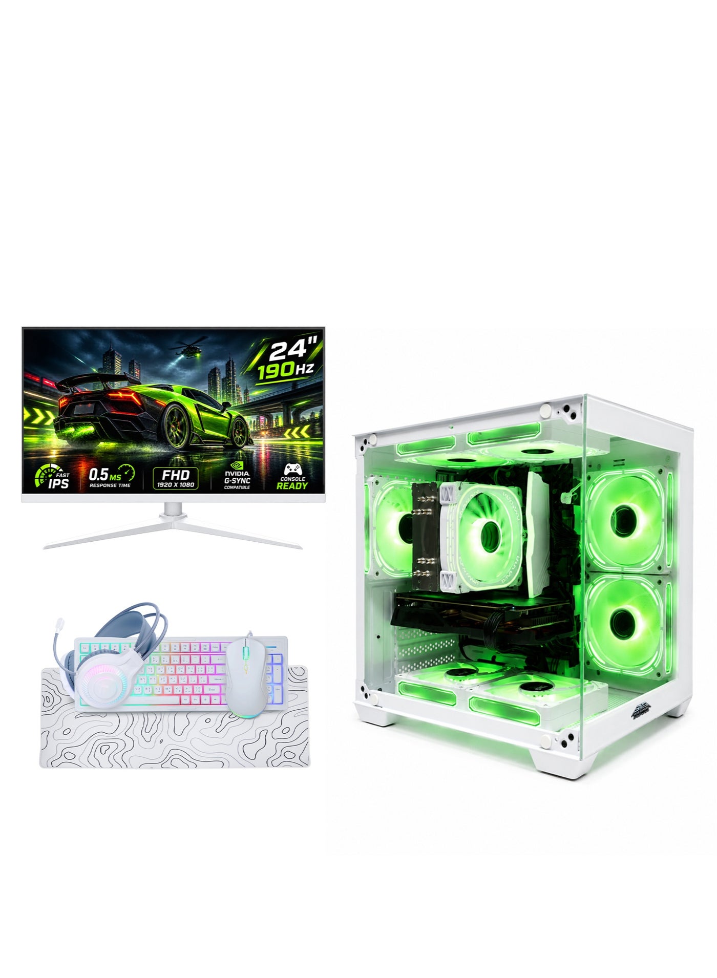 Gaming PC Bundle - Intel Core i5-12400F, NVIDIA…