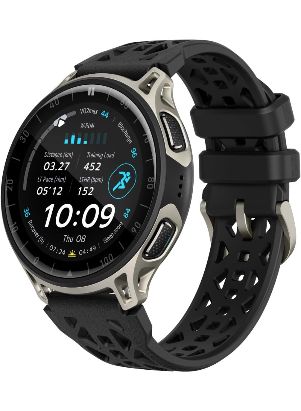 Compare 540 mAh Amazfit Cheetah 2 Pro 48mm GPS Running Smart Watch, 1.32 AMOLED Display, Sapphire Glass, Titanium Case, 32GB Storage, Up to 20 Days Battery, NFC, Flashlight, for Android and iPhone, Titanium Titanium at KSA Price