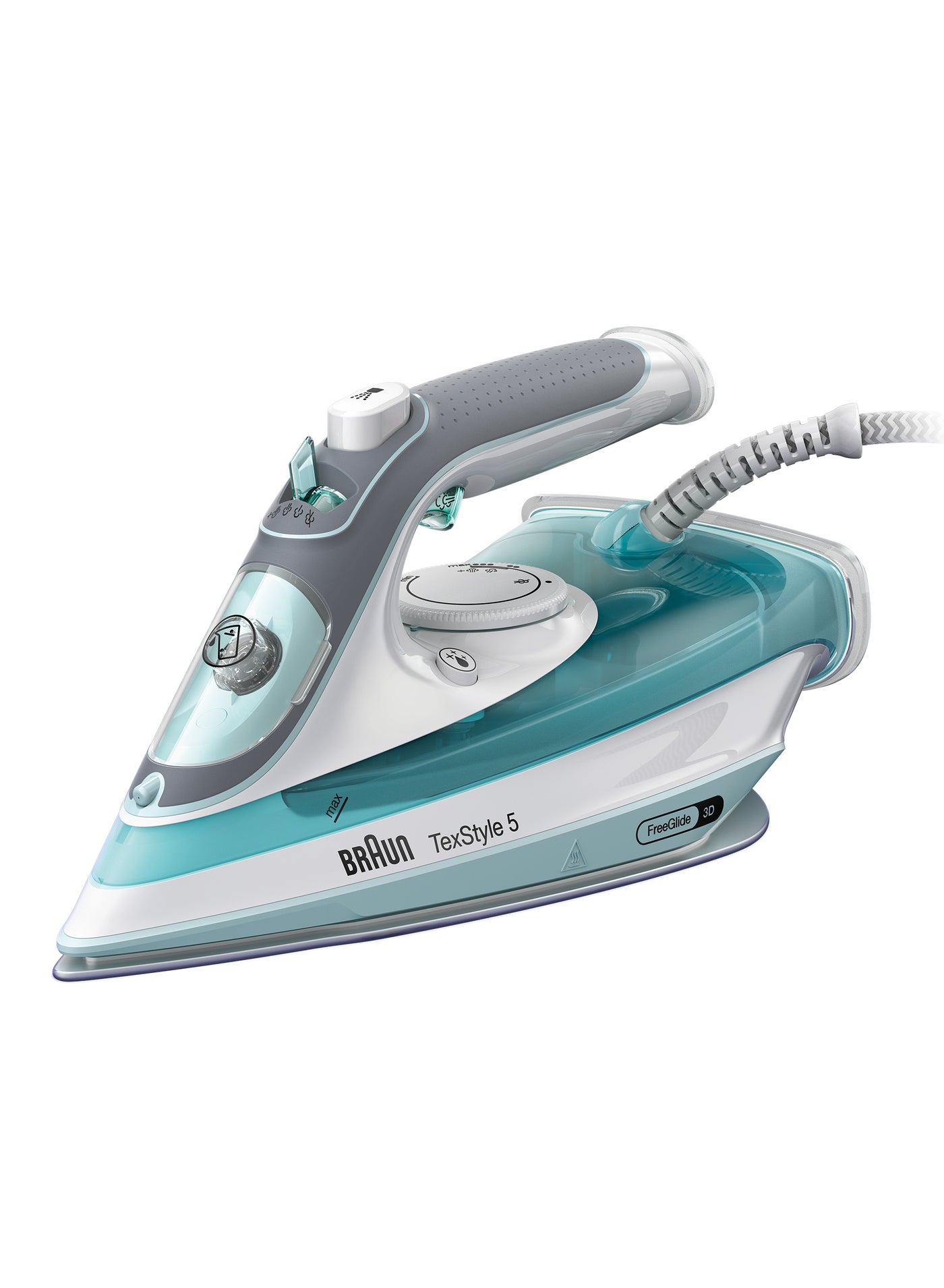 Compare TexStyle 5 Steam Iron, FreeGlide 3D Technology, SuperCeramic Coating, Precision Tip, AntiDrip, Water Capacity 300 ml 2700 W SI 5017 GR Green at KSA Price