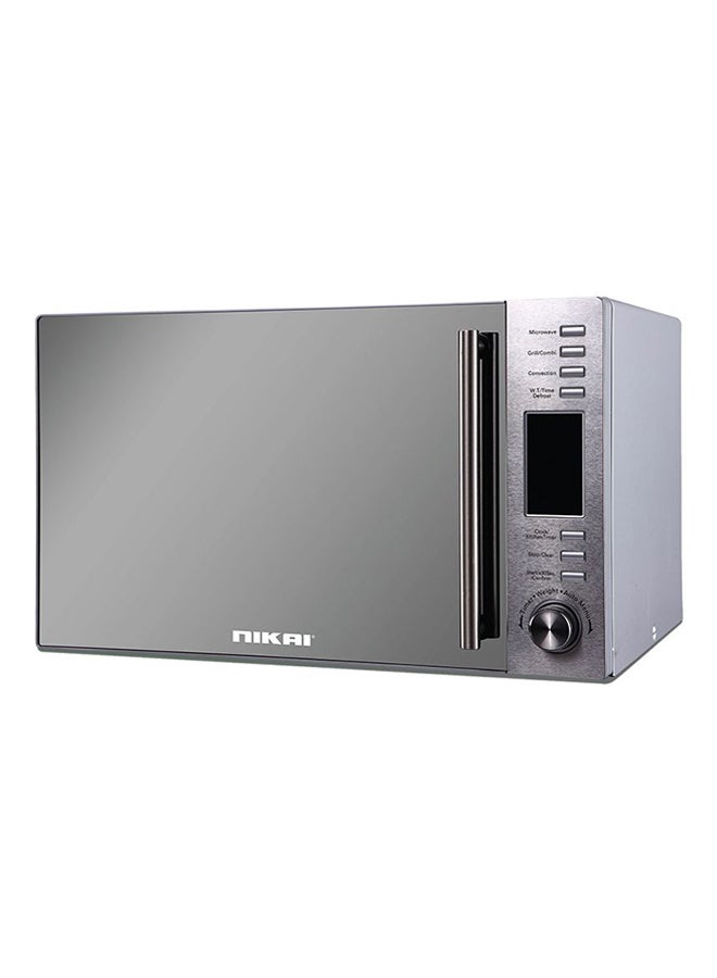 Compare Microwave Oven, Grill Function, Digital Control, Mirror Finish, Defrost By Timing And Weight, Cooking End Signal, Child Safety Lock, Stainless Steel Panel 30 L 900 W NMO300MDG Silver at KSA Price