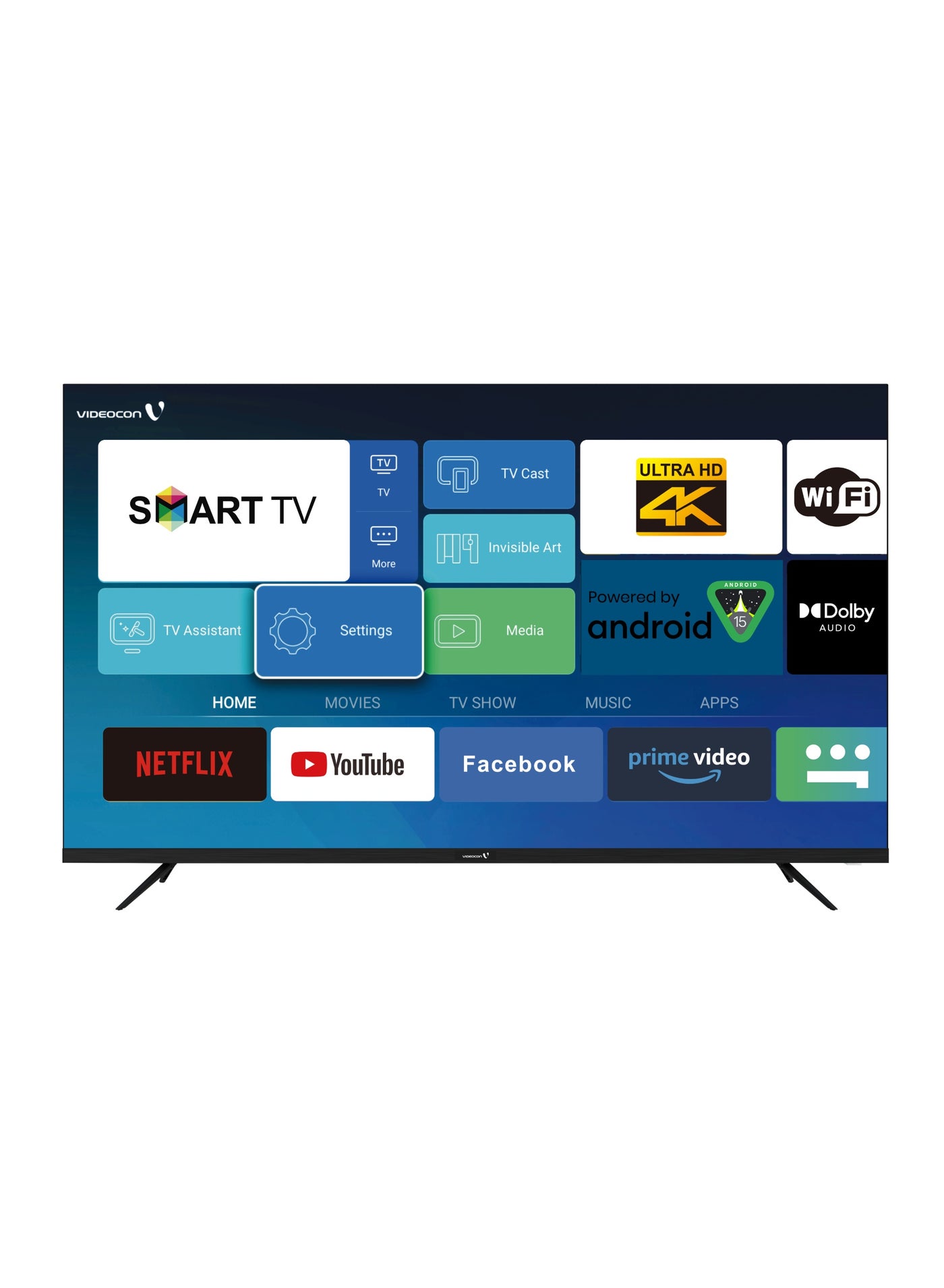 Videocon 55 Inch 4K UHD Smart TV |…