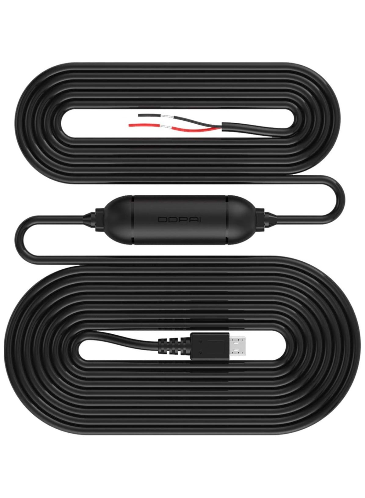 Compare DDPAI Hardwire Kit, Compatible with Mini Pro, Can Step Down The Voltage from The Car Batterys 12V to 5V 2A, Enabling 24 Hours Parking Monitor at KSA Price