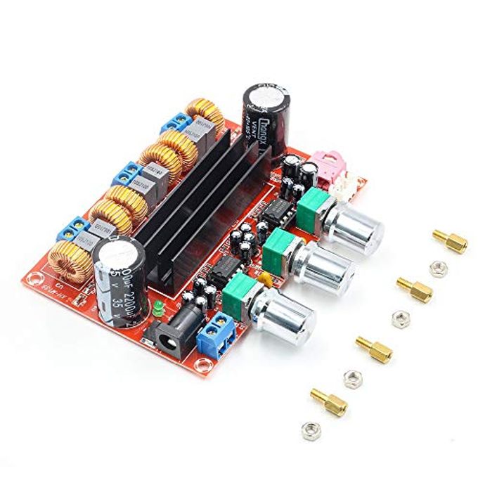 Compare Tpa3116D2 2 X 50W 2.1 Channel Digital Audio Power 100W Amplifier Amp Subwoofer at KSA Price