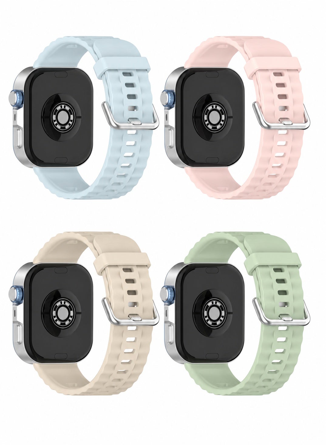 4 PCS Soft Sport Silicone Strap For Huawei…