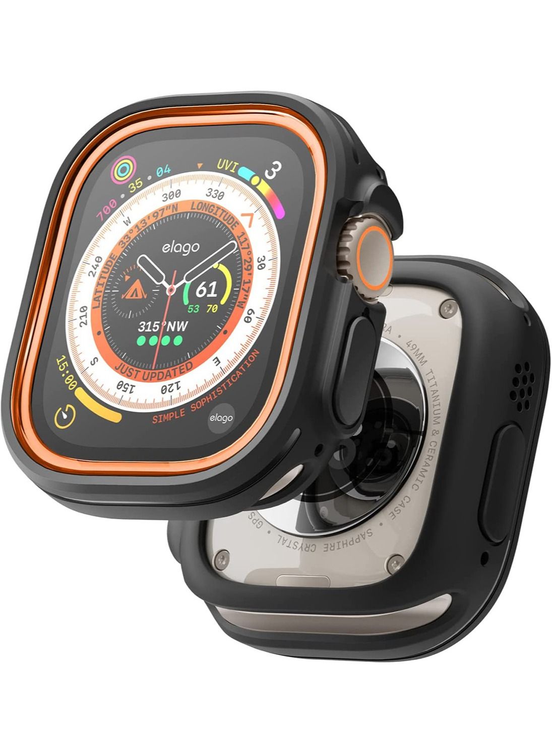 Duo for Apple Watch Ultra 49mm Case Cover -…