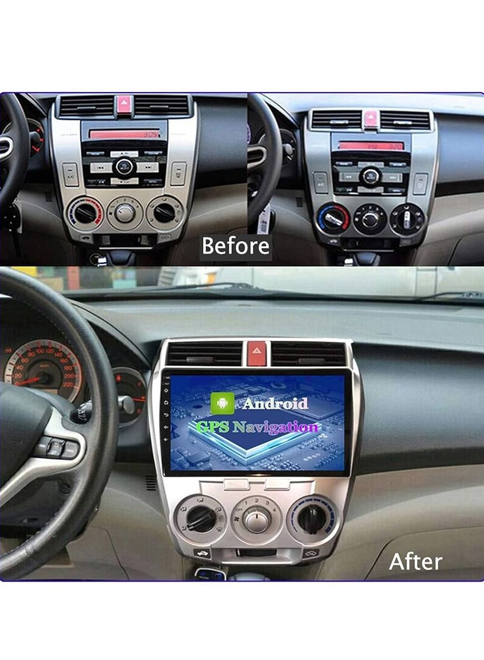 Compare Android Screen for Honda City 20082014 Octa Core 4GB Ram 64 GB Rom Support Apple Car Play  Android Auto Wireless at KSA Price