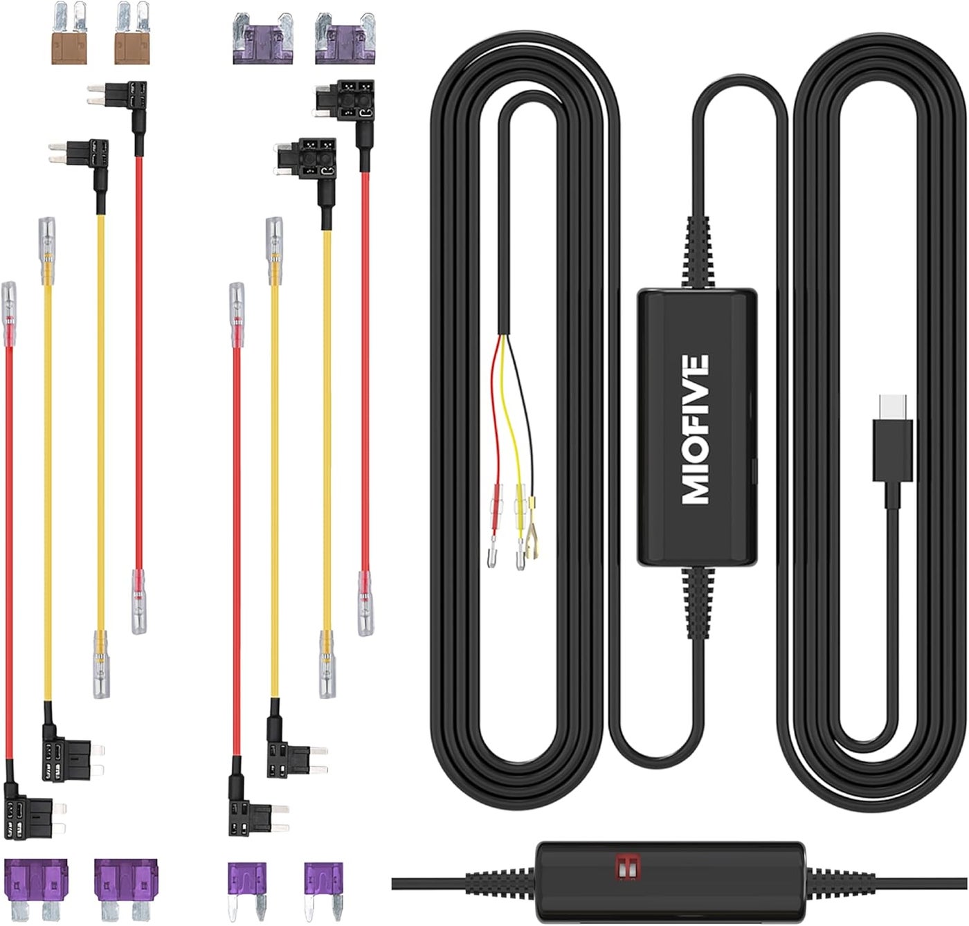 Compare Miofive USB TypeC Hardwire Kit for S1S1 ProS1 Ultra Dashcams  11.5 ft  350 cm with Parking Mode & Low Voltage Protection at KSA Price