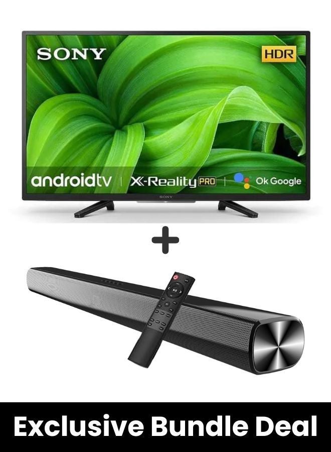 Compare Bravia 32 Inch HD Smart TV & Soundbar Bundle – 720p HD, HDR, Google TV, Alexa | Immersive 2Channel Sound, USB, HDMI, Bluetooth & More KD32W830K+SOUNDBAR black at KSA Price