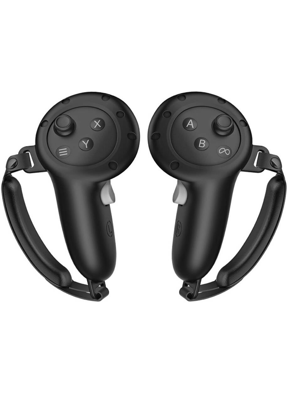 Compare Elite Silicone Hand Grip Cover for Meta Quest 3 Controllers | AntiSlip Protective VR Handle Sleeves | ShockResistant with Strap Loop for Secure Grip at KSA Price