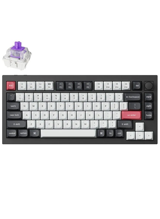 Compare Q1 HE Swappable RGB Backlight Nebula Switch Knob Version Keyboard at KSA Price